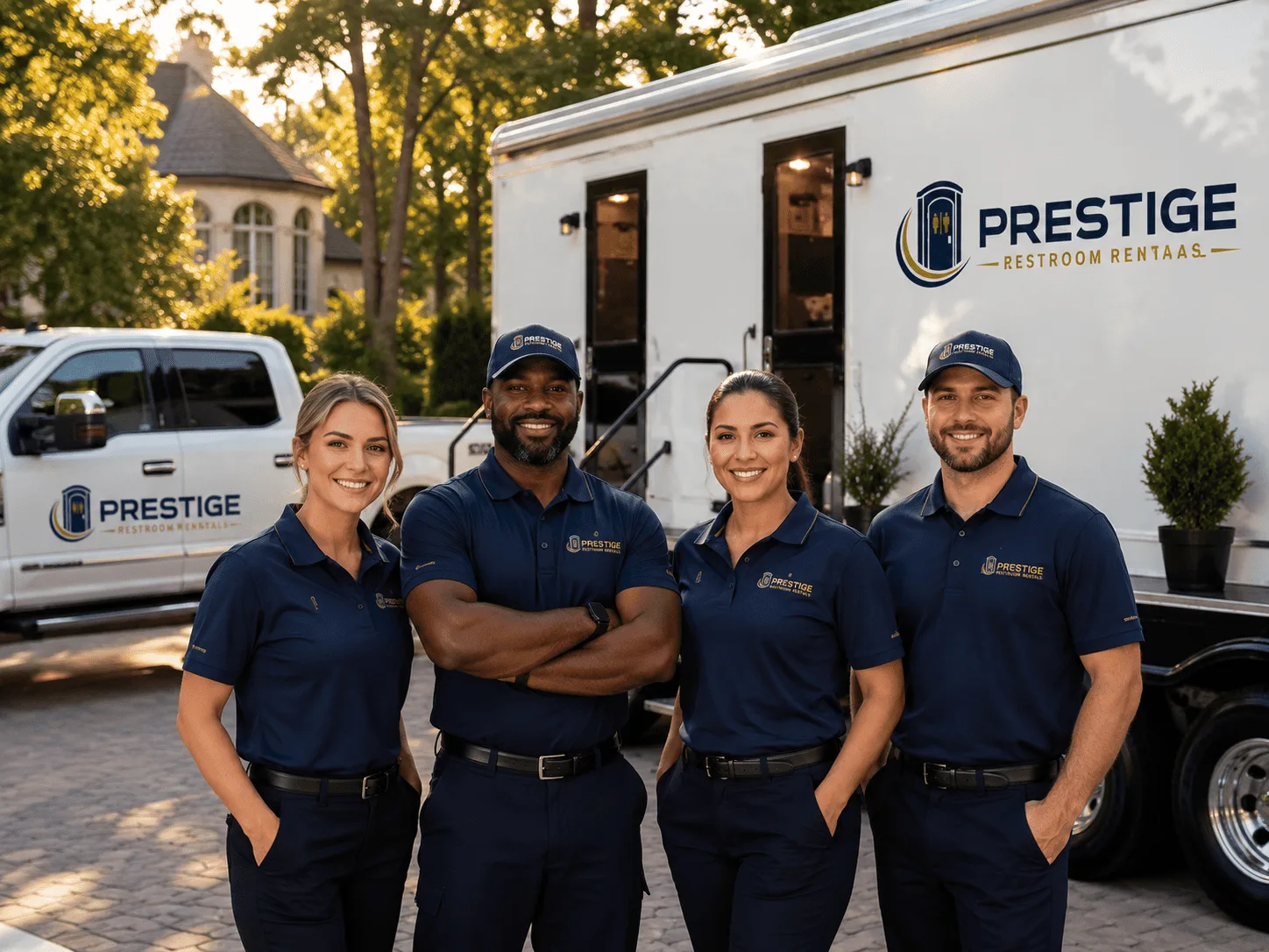 Trusted Luxury Portable Restrooms company in Downs, IL